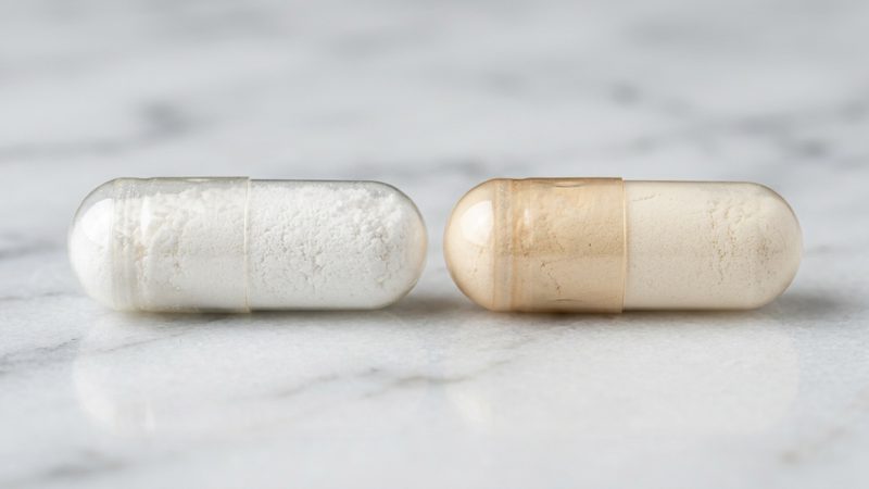 Kapsel-Vergleich Ornithin und Arginin